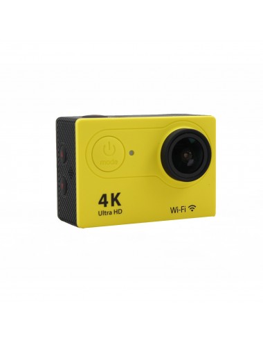 Telecamera sportiva Ultra HD 4K 2160p - UHD - Gialla - Waterproof