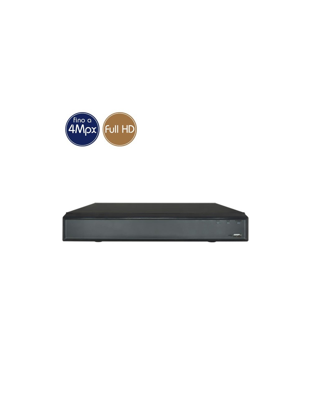 Videoregistratore HD ibrido - DVR 16 canali 4 Megapixel - RAID HDMI