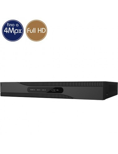 Videoregistratore HD ibrido SAFIRE - DVR 16 canali 4 Megapixel - HDMI Ultra HD 4K