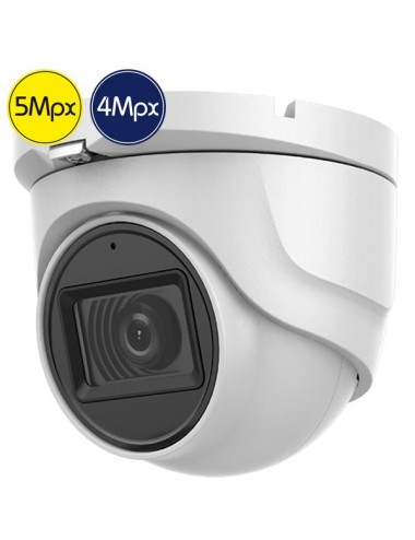 Telecamera dome HD SAFIRE - 5 e 4 Megapixel - Microfono - IR 30m