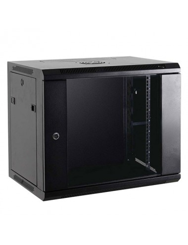 Armadio Rack 6U Cabinet 19" completo nero - Full optional