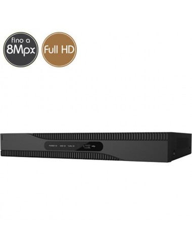 Hybrid HD Videorecorder SAFIRE - DVR 4 channels 8 Megapixel Utla HD 4K - Alarms HDMI