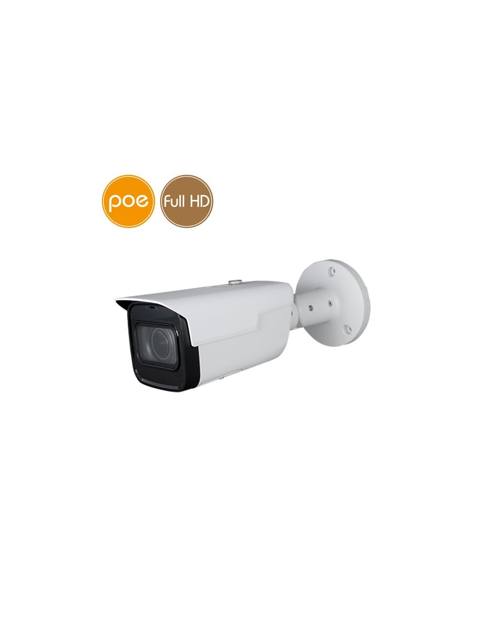 Camera IP PoE - Full HD - SONY Ultra Low Light - Motorized 2.7-13.5mm - IR 60m