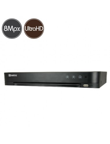 Videoregistratore HD ibrido SAFIRE - DVR 8 canali 8 Megapixel Ultra HD 4K - HDMI