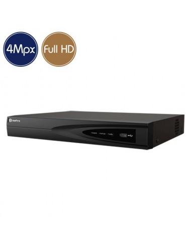 Videoregistratore HD ibrido SAFIRE - DVR 4 canali 4 Megapixel - ALLARMI HDMI