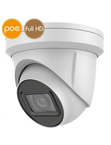 Telecamera dome IP SAFIRE PoE - Full HD (1080p) - Varifocale 2.8-12mm - IR 30m
