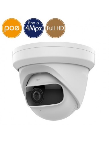 Camera dome IP SAFIRE PoE - 4 Megapixel - Ultra Low Light - Wide - IR 10m