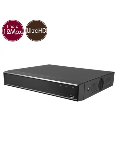 Videoregistratore IP NVR 4 - 12 Megapixel / Ultra HD 4K