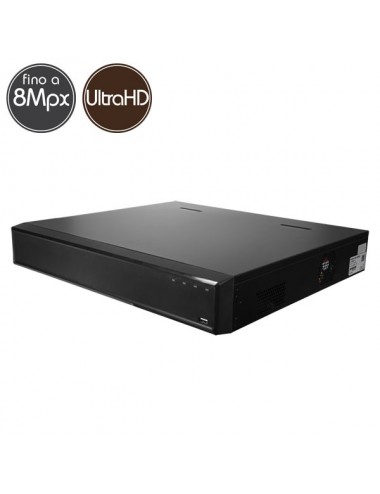 Videorecorder IP NVR 64 - 8 Megapixel / Full HD - Alarms RAID Ultra HD 4K