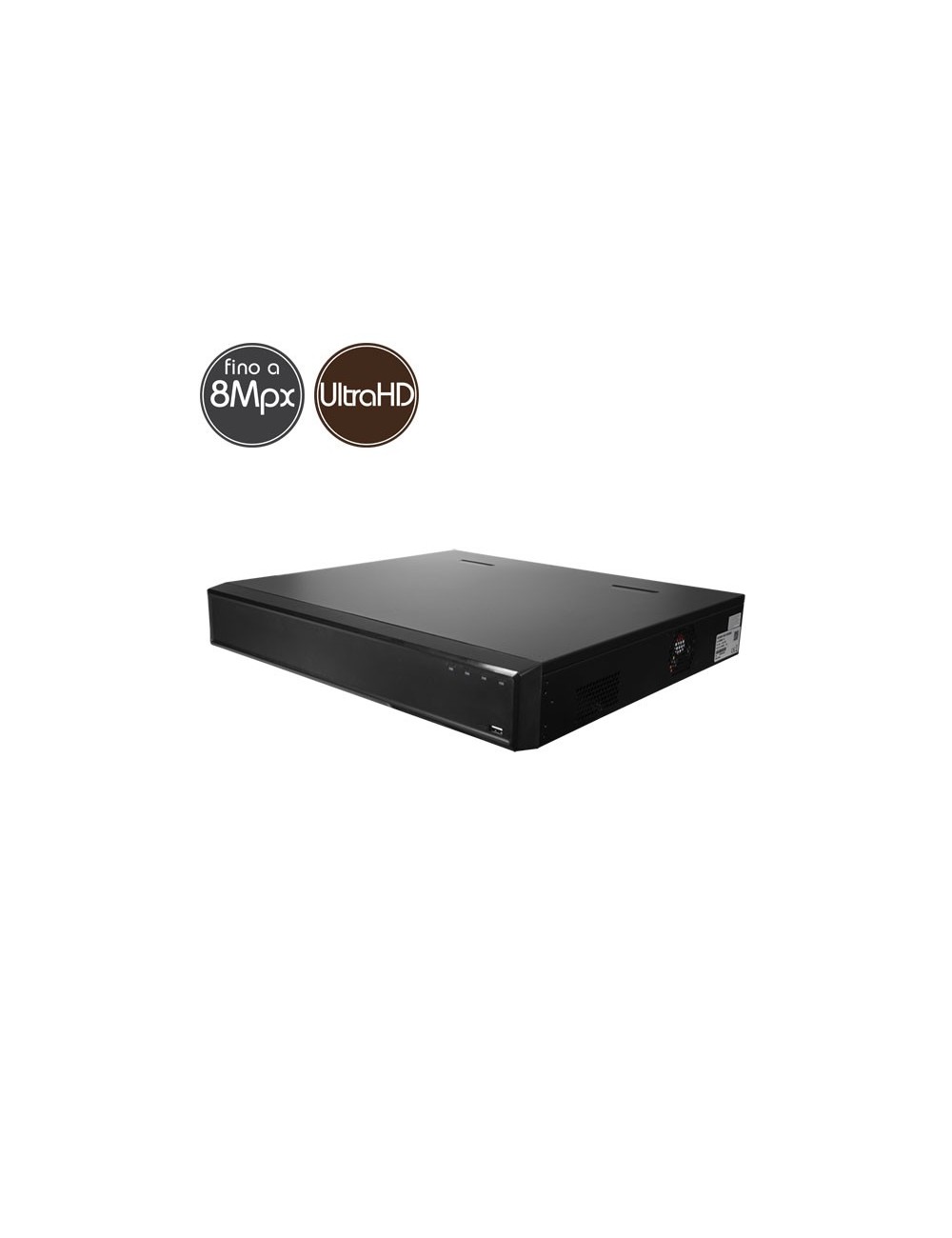 Videoregistratore IP NVR 64 - 8 Megapixel / Full HD - ALLARMI RAID Ultra HD 4K