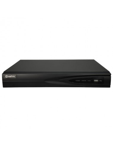 Videoregistratore HD ibrido SAFIRE - DVR 8 canali 8 Megapixel Ultra HD 4K - Allarmi HDMI