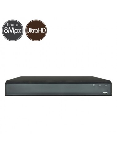 Hybrid HDCVI Videorecorder - DVR 4 channels 8 Megapixel  Ultra HD 4K - RAID HDMI