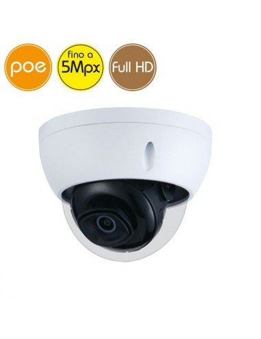 Camera dome IP PoE - 5 Megapixel - Ultra Low Light - IR 30m