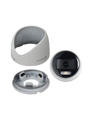 Telecamera dome HD SAFIRE a colori di notte - 5 e 4 Megapixel - Microfono - IR 20m