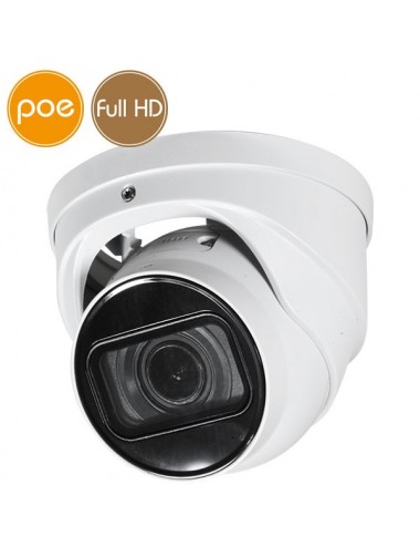Telecamera dome IP PoE - Full HD - Ultra Low Light - motorizzata 2.7-13.5mm - IR 40m
