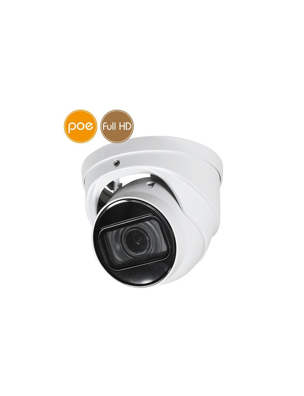 Dome camera IP PoE - Full HD - Ultra Low Light - Motorized 2.7-13.5mm - IR 40m