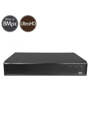 Videoregistratore IP NVR 32 - 8 Megapixel / Full HD - ALLARMI Ultra HD 4K